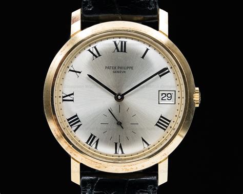 vintage patek philippe roman numerals|Patek Philippe Calatrava Automatic Roman Numerals 1970s .